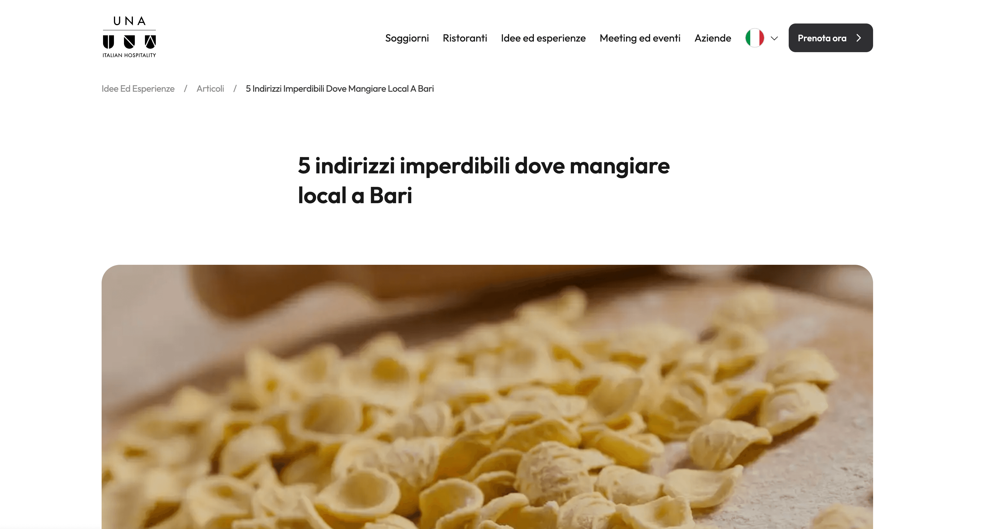 5 indirizzi imperdibili dove mangiare local a Bari